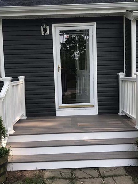Suffolk County Long Island front porch deck and repairs